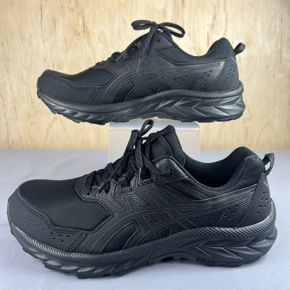 ASICS Gel-Venture 9 Men's Size 10 Extra Wide Black Sneakers 1011B486